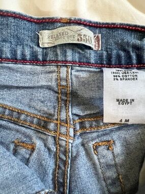 Levi's Light Blue Denim Jeans with Red Trim